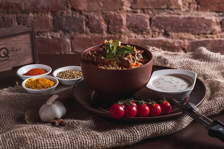 Баранина дам бирияни