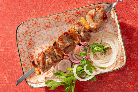 Шашлык из телятины по-ташкентски