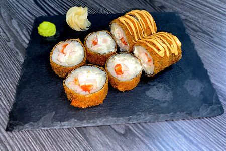 Жареный с курицей