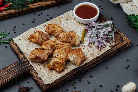 Шашлык из куриного филе