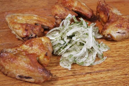 Крылья куриные на мангале