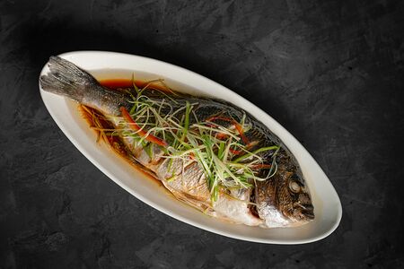 Дорадо на пару