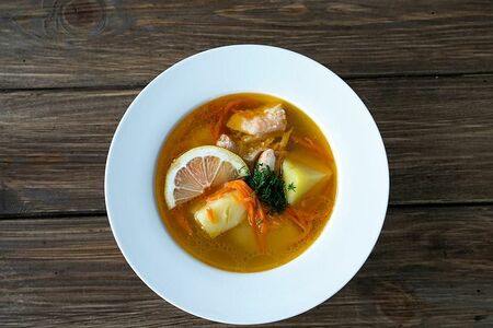 Уха из семги