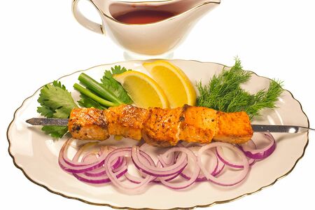 Шашлык из лосося