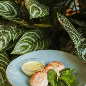 Котлеты из краба со шпинатом