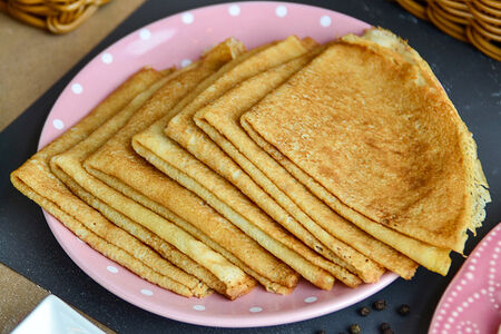 Блины с джемом