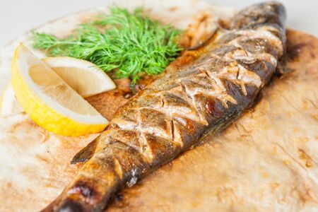 Шашлык из дикой форели