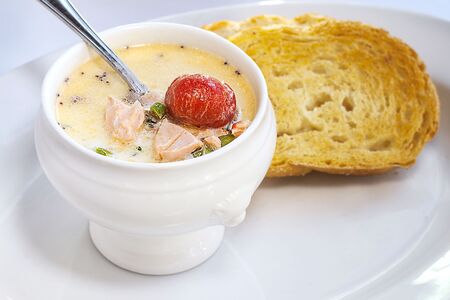 Суп из лосося