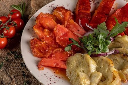 Ассорти овощей на углях