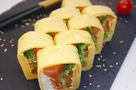 Тортилья с лососем