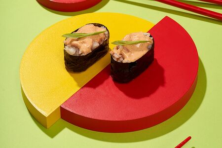 Спайс креветка гункан