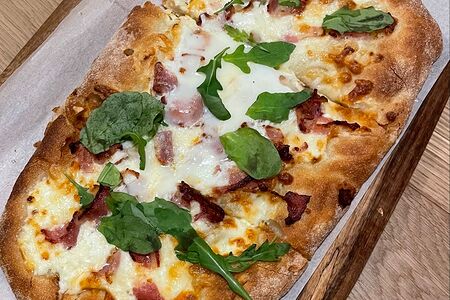 Римская пицца Карбонара