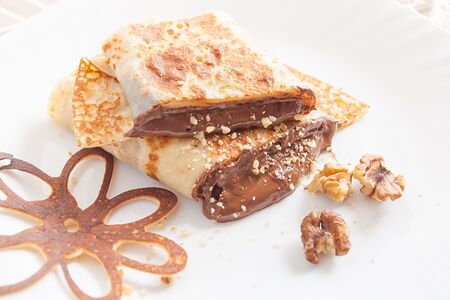 Блин с пастой Nutella