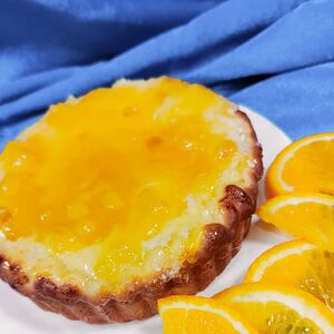 Мини-пирог творожно-фруктовый