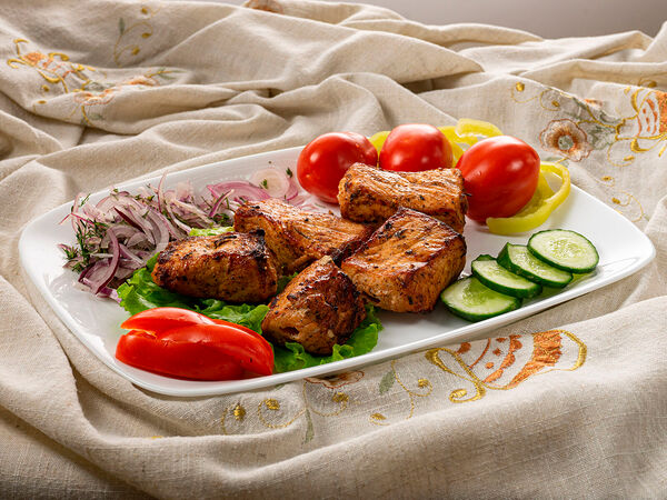 Шаурма на углях