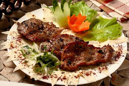 Вырезка телячья на мангале