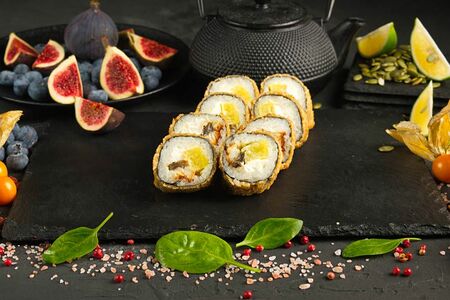 Темпура унаги такуан