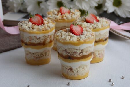 Трайфлы Манго - маракуйя