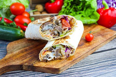 Шаурма с говядиной