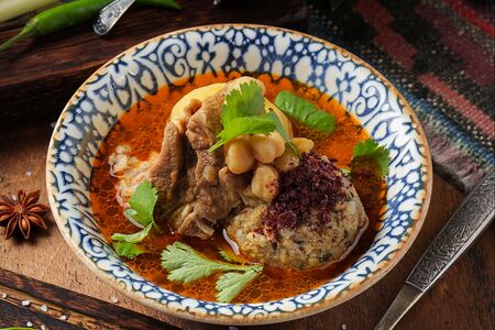 Суп из баранины Кюфта-бозбаш