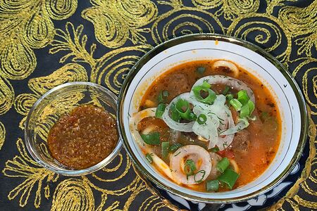 Суп Чузма лагман ½ порции