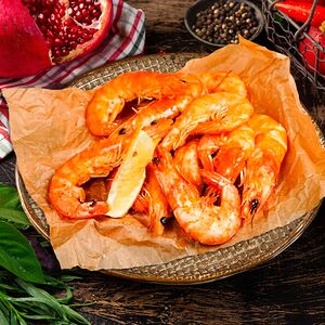 Отварные королевские креветки от шефа