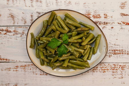 Фасоль запеченная