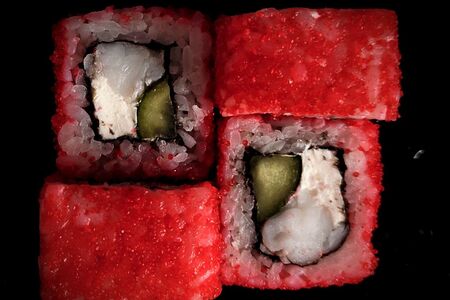 Ролл Калифорния с креветкой