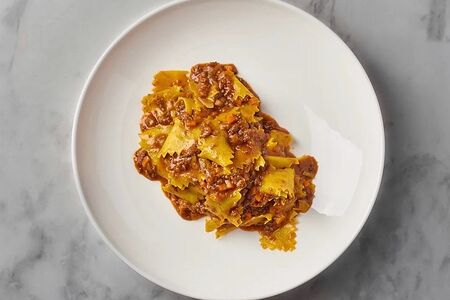 Паппарделле с соусом болоньезе