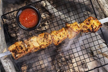 Шашлык из филе индейки