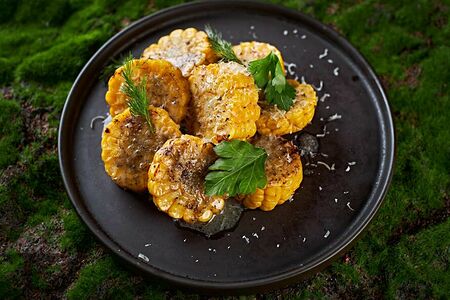 Кукуруза с пармезаном