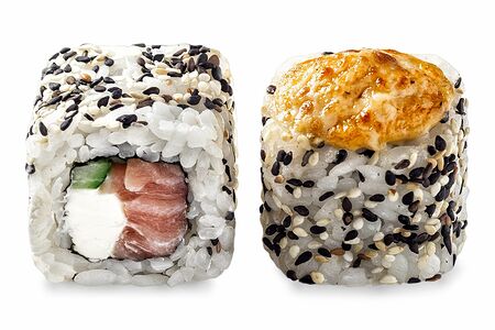 Запеченный ролл Philadelphia with salmon