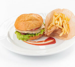 Гамбургер с курицей