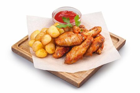 Крылышки жареные