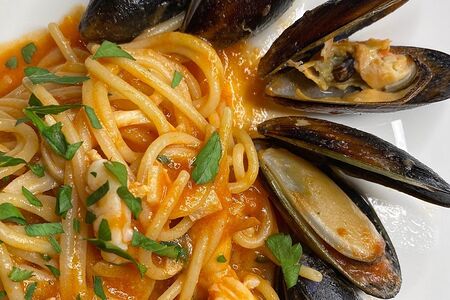 Спагетти Дары моря