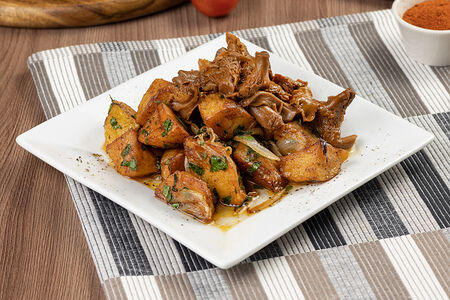 Картофель по-домашнему с шампиньонами