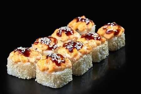 Ролл запеченный с креветкой