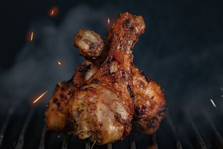 Шашлык из куриной голени