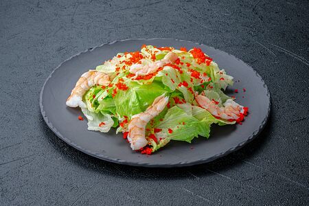 Салат с креветками