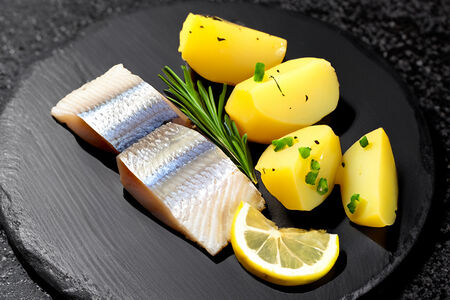 Селедка с картофелем