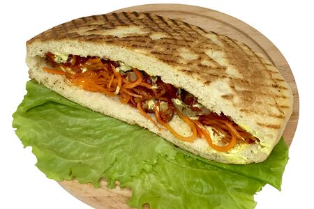 Донар в лепешке со свининой