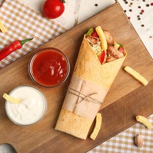 Гирос со свининой в лаваше