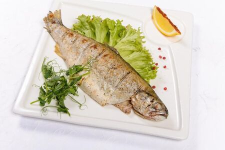 Форель на углях