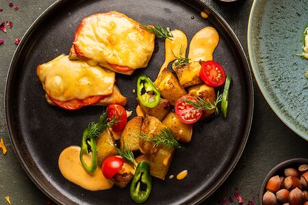 Медальоны из филе индейки