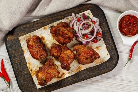 Шашлык из cвинoй шейки