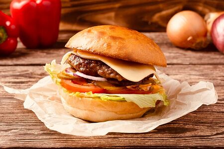 Барбекю Бургер с говядиной