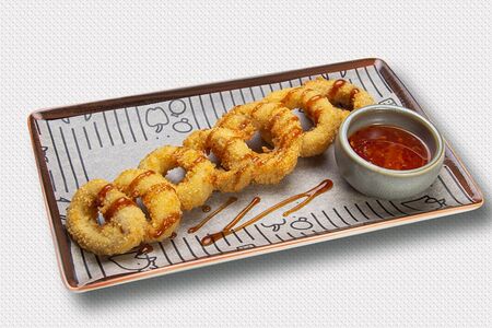 Хрустящие кольца кальмара