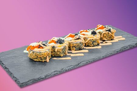 Ролл темпура с креветкой чеддер