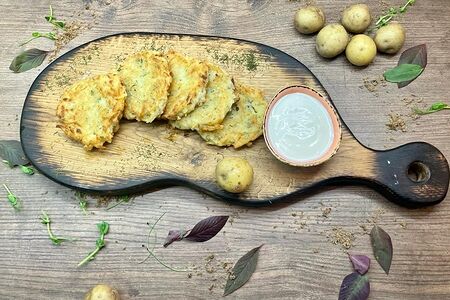 Драники классические со сметаной