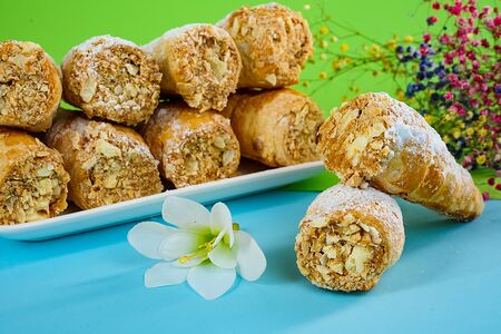 Пирожное Трубочки крем-брюле